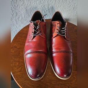 Stacy Adams Rich Brown Leather Oxfords